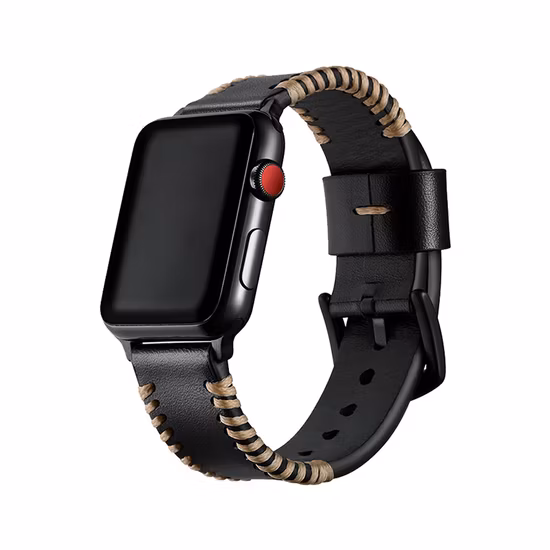 Neupreis: Neues Design, Leder-Uhrenarmbänder mit Leopardenmuster, 38 mm Apple-Uhrenarmbänder