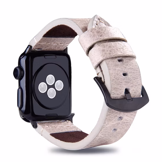 Heiße Verkäufe, niedriger Preis, gute Qualität, echtes Leder für Apple Watch-Armbänder, Leder-Uhrenarmbänder