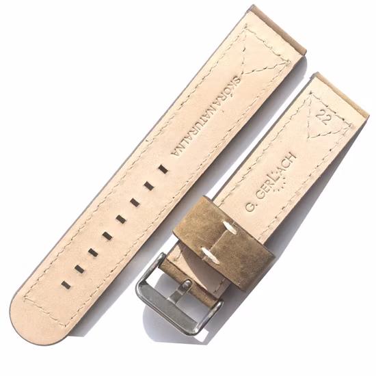 23mm Hot Sale Hochwertiges Echtleder-Uhrenarmband